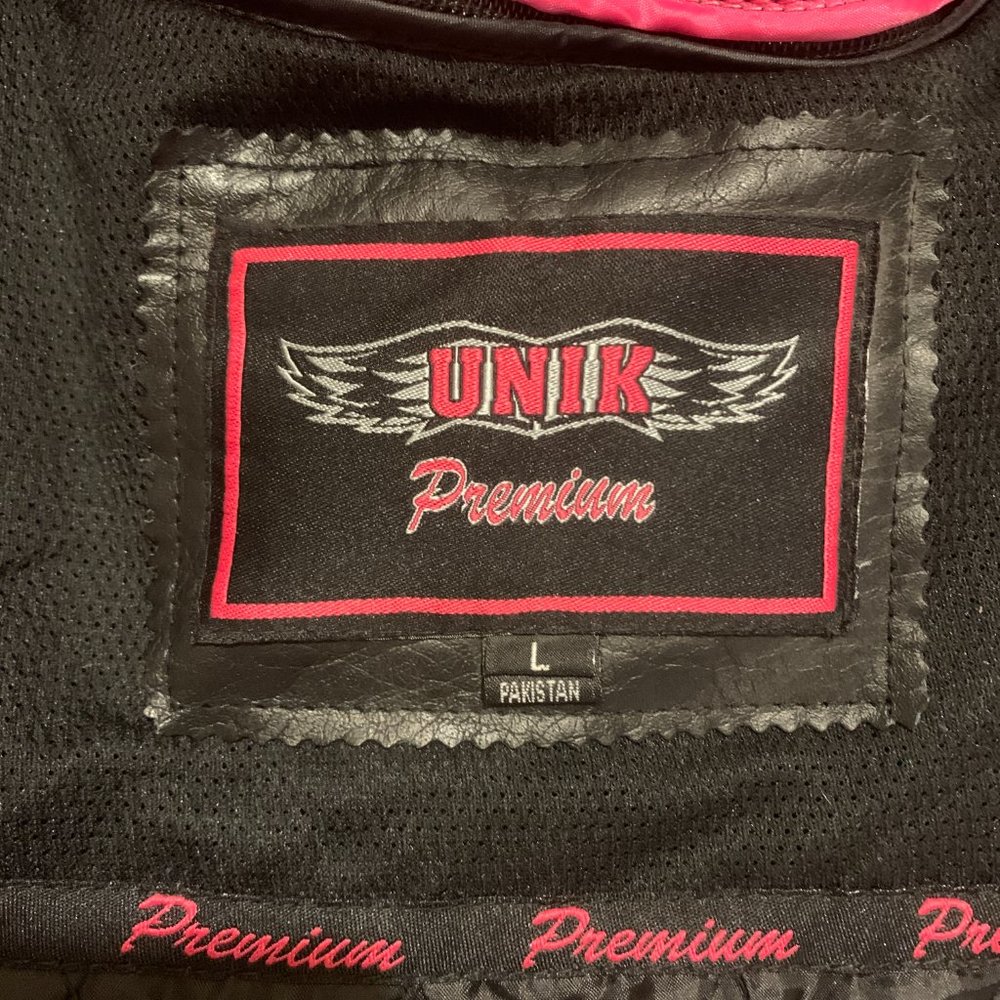 UNIK Premium Leather Motorcycle Jacket NWOT!!!! - Picture 11 of 11